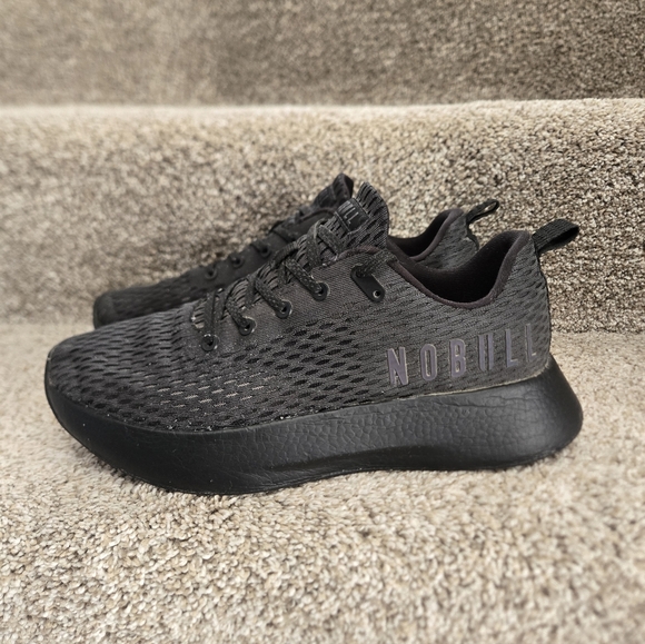 NoBull Runners Black Iridescent Knit Sneakers Mens Size 11 - Picture 5 of 10